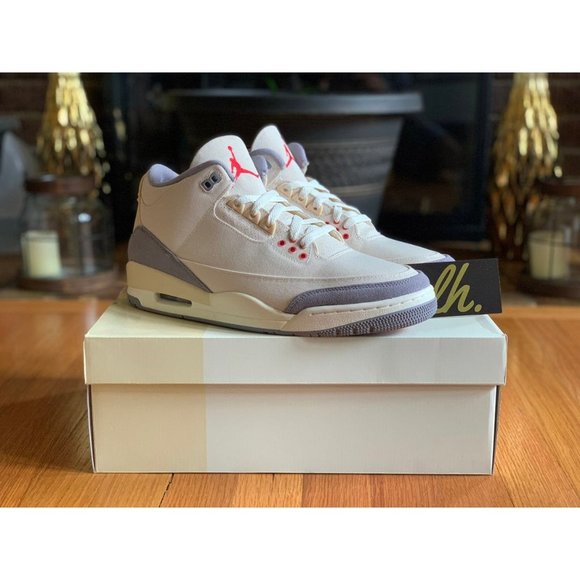 Size 10 Air Jordan Retro 3 "Muslin" - Picture 4 of 5
